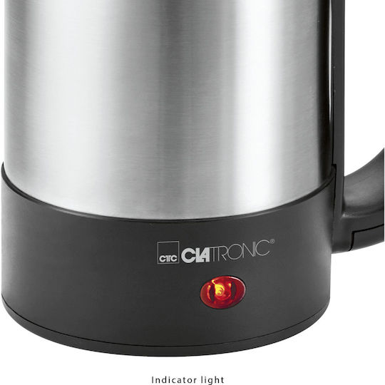 Clatronic WKR 3624 Βραστήρας Ταξιδίου 500ml 1000W Μαύρος