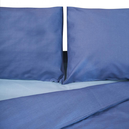 Heinner Σετ Σεντόνια Διπλά 200x220εκ. Μπλε (4τμχ)
