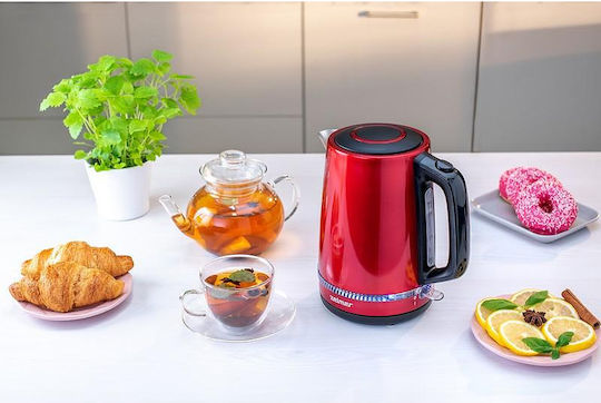 Zelmer Електрически Кан В 1.7л 2200W Червена