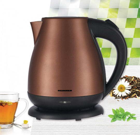 Heinner Електрически Кана 1.7л 2200W Кафяв