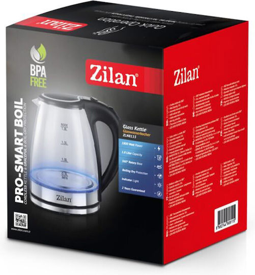 Zilan Reisekessel 1.8Es 1800W Silber