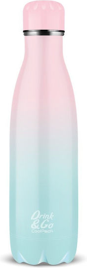 Coolpack Flasche Thermosflasche Rostfreier Stahl 500ml COOLPACK Gradient Strawberry