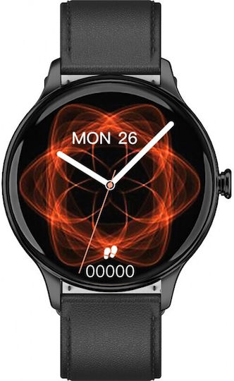 MaxCom FW48 Smartwatch cu Pulsometru (Vanad Satin negru)