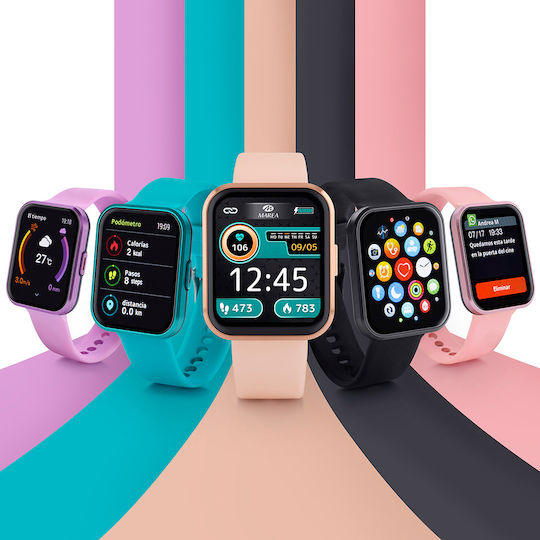 Marea B63003/2 Smartwatch mit Pulsmesser (Blue / Blue)
