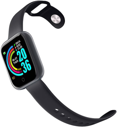 Celly TRAINERBEAT Smartwatch (Μαύρο / Πράσινο Λουράκι)