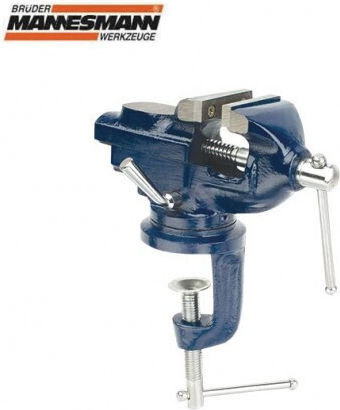 Mannesmann Rotating Vise Made of Cast Iron with Maximum Opening 50mm