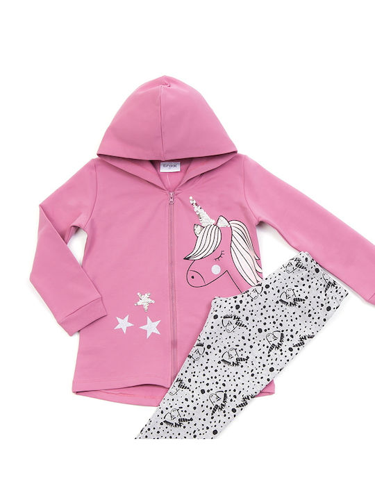 Trax Kids Set with Leggings Winter 2pcs Pink