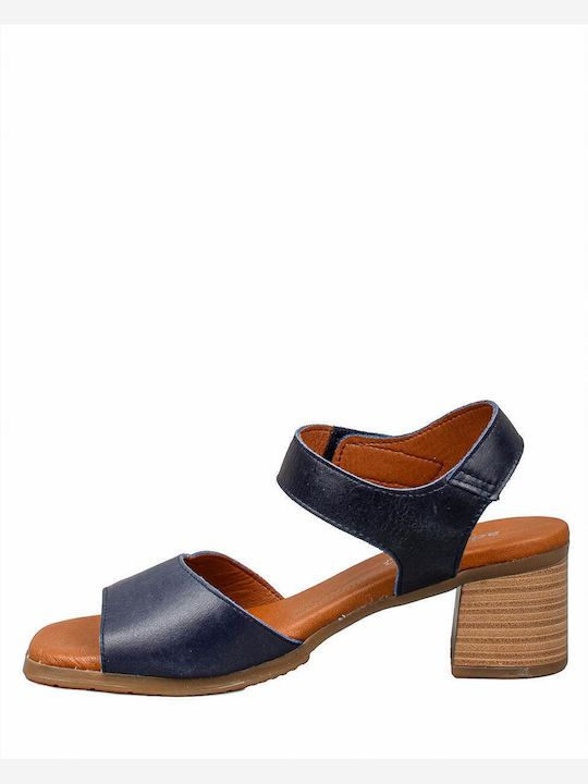 Madison Leather Sandals Navy Blue