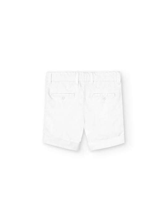 Boboli Kinder Shorts/Bermudas Stoff weiß