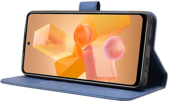 Wallet Δερματίνης Μπλε (Realme Note 50)
