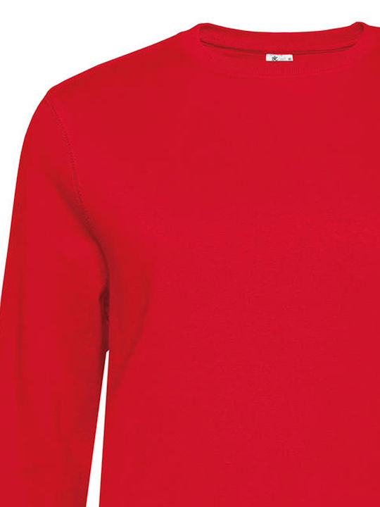 B&C Queen Women's Long Sleeve Promotional Blouse Red