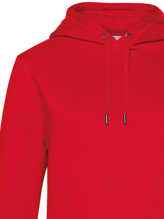 B&C Women's Long Sleeve Promotional Sweatshirt Red