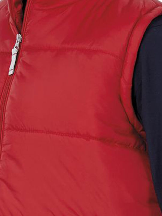 B&C Bodywarmer Men's Sleeveless Puffer Jacket Red