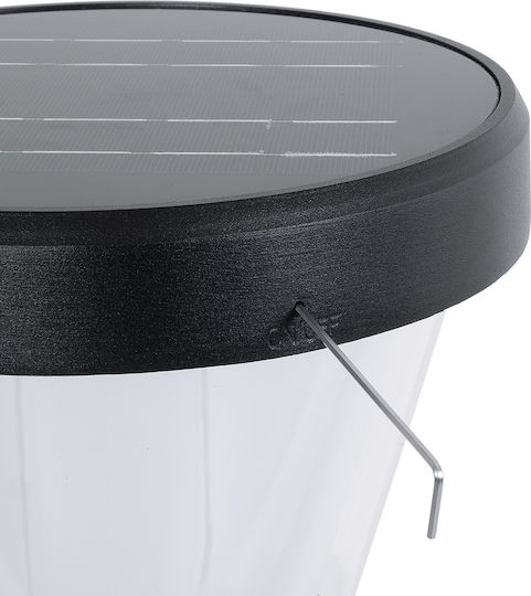 GloboStar Solar Light Floor Traffic light 10W 180lm Cold White 6000K with Photocell IP65 24cmx24cmx88cmcm