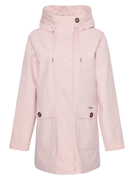 Lansdowne Women's Short Lifestyle Jacket Waterproof for Winter with Hood Pink