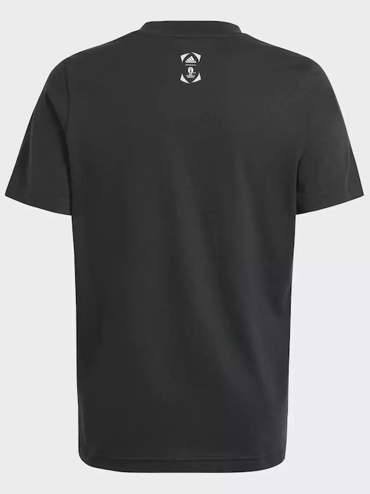 Детска тениска Black