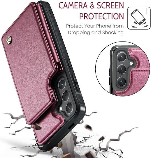 Luminus Brieftasche Kunststoff Rot (Galaxy S24Nokia C22)