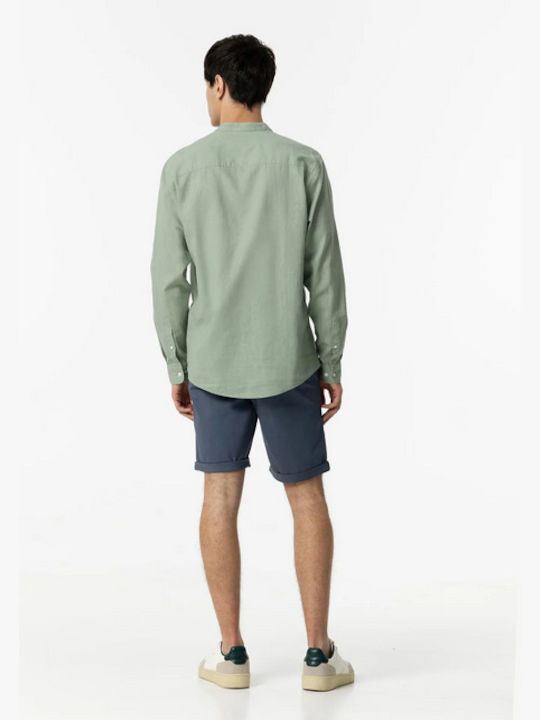 Tiffosi Men's Shirt Linen Green