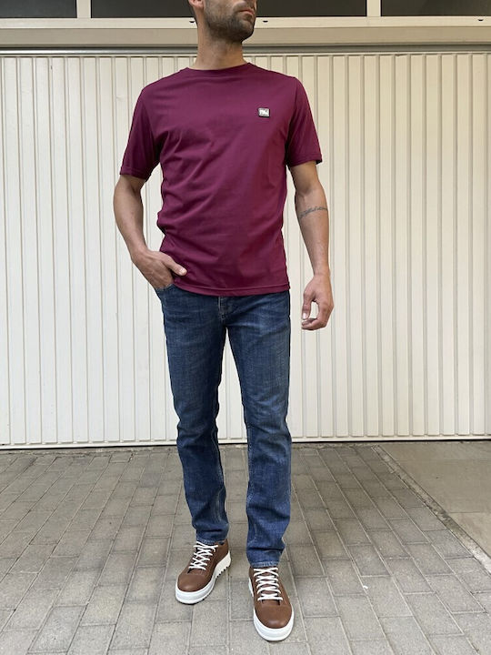 Ndc Men's Short Sleeve T-shirt BORDO