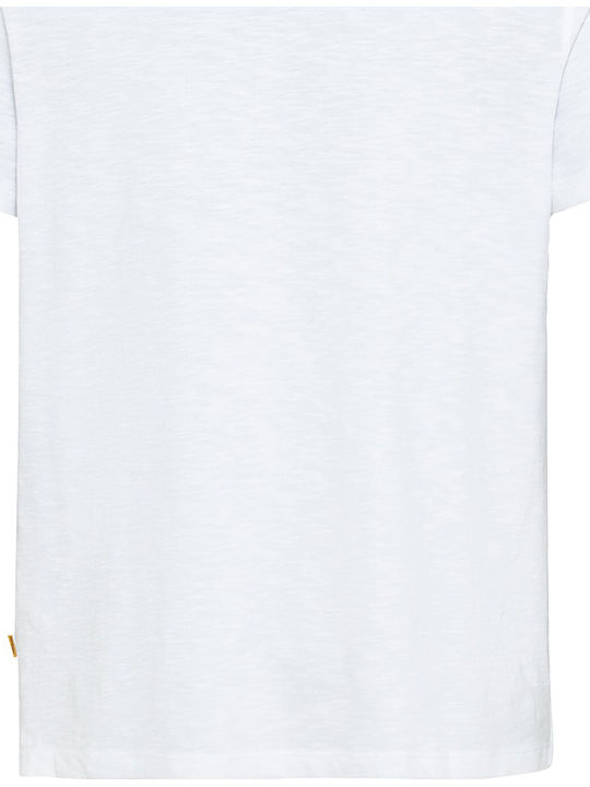 Henley T-Shirt Weiß