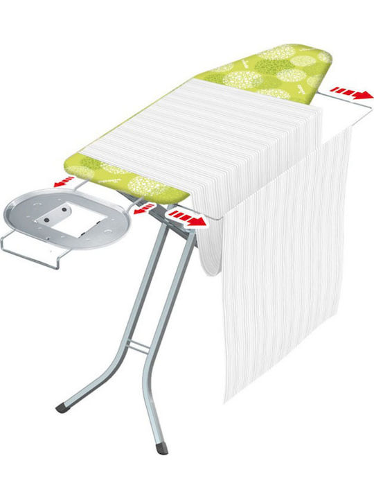 Vileda Perfect 2 in1 Ironing Board for Steam Iron Foldable 122x44x76cm