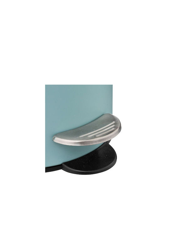 5Five F-V Dustbin Metallic Bathroom Bin 3lt Arctic Blue
