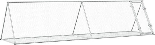 vidaXL 3281531 Κλουβί για Κουνέλια από Γαλβανισμένο Χάλυβα 400x105x91εκ.