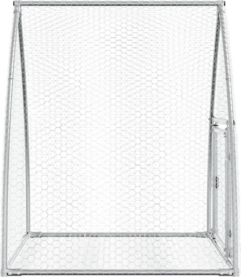 vidaXL 3281527 Galvanized Steel Cage for Rabbits 100x105x120cm