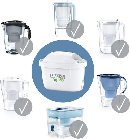 Brita Water Filter Replacement for Pitcher Maxtra Pro Hard 4pcs