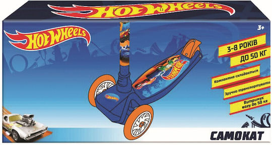 AS Scuter Copii Hot Wheels 3 Roți Pentru 3+ Ani Albastru