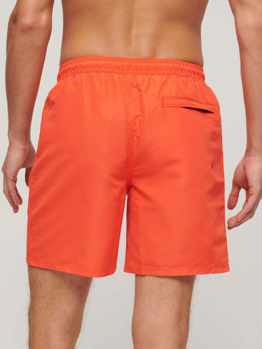 Superdry M D2 Ανδρικό Μαγιό Σορτς Πορτοκαλί