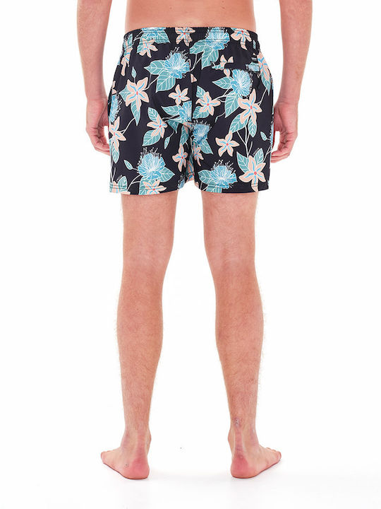 Emerson Men's Swimwear Shorts Black with Patterns