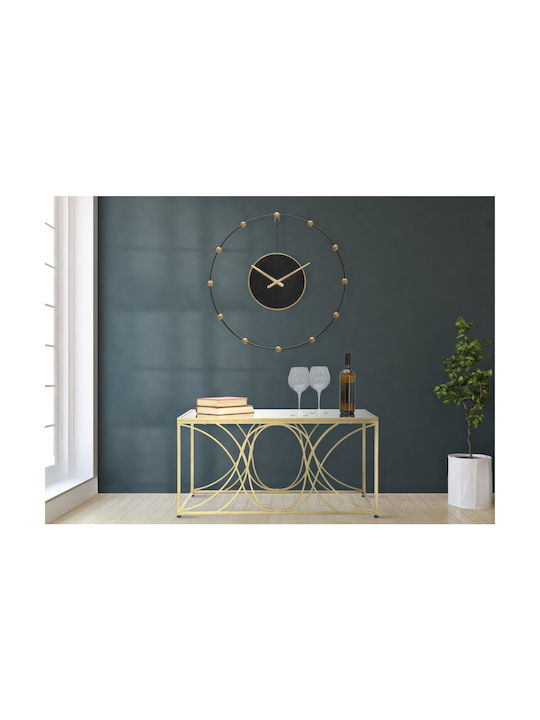 Mauro F Wall Clock Metallic Gold Ø61cm