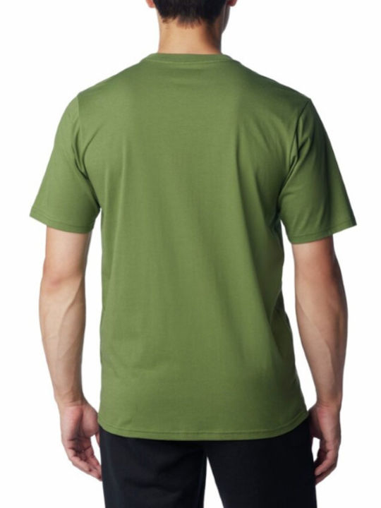 Columbia T-shirt Bărbătesc cu Mânecă Scurtă Green