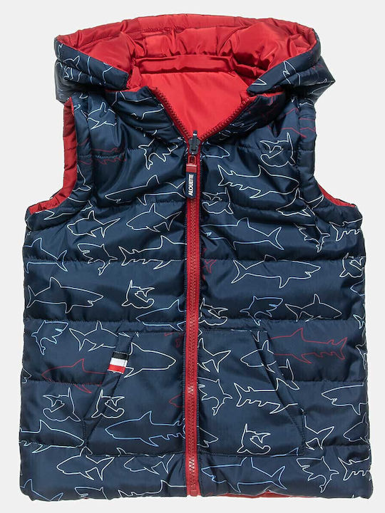 Kids' Casual Jacket Double Sided with Lining & Hood Red