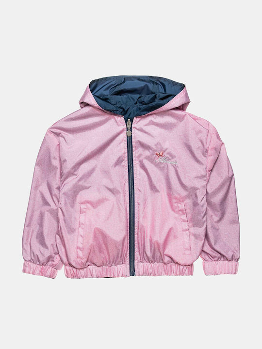 Kids' Casual Jacket Double Sided with Hood Dark Blue