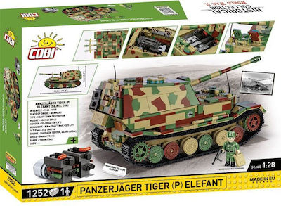 Cobi Τουβλάκια Panzerjäger Tiger (P) Elefant για 10+ Ετών 1252τμχ