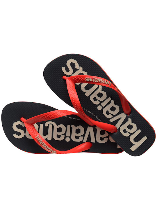 Havaianas Top Logomania Мъжки плажни обувки Червени