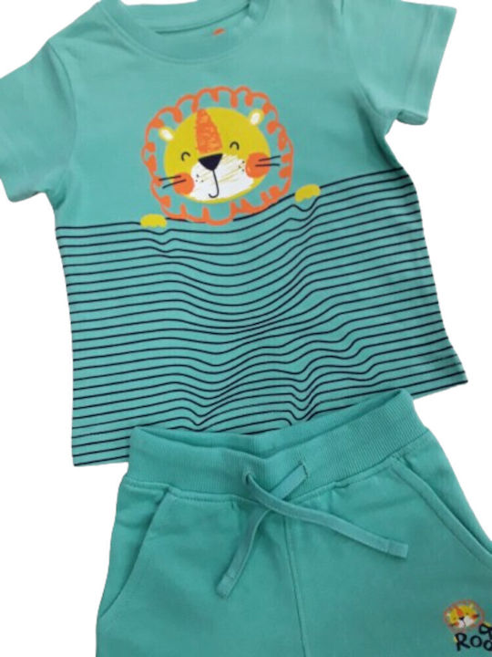 Venere Kids Clothing Set with Shorts Mint 2 Pieces
