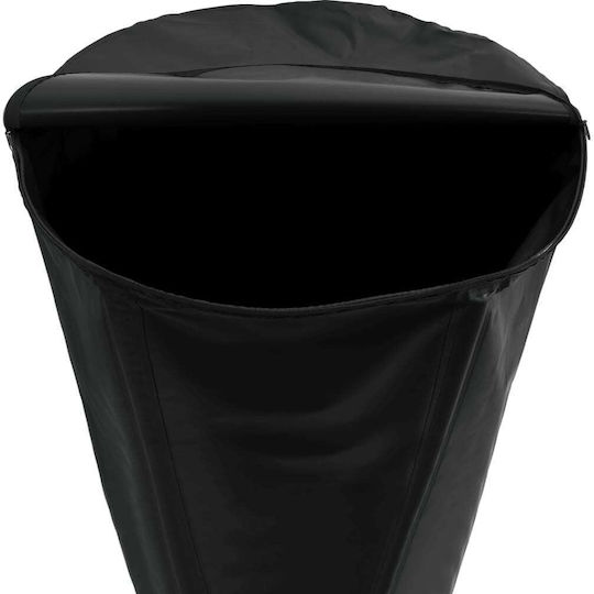 vidaXL Vertical Cylindrical Plastic Storage Tank 100lt for Water / Petroleum Black