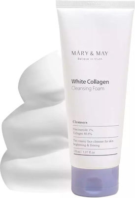 Mary & May Αφρός Καθαρισμού White Collagen 150ml