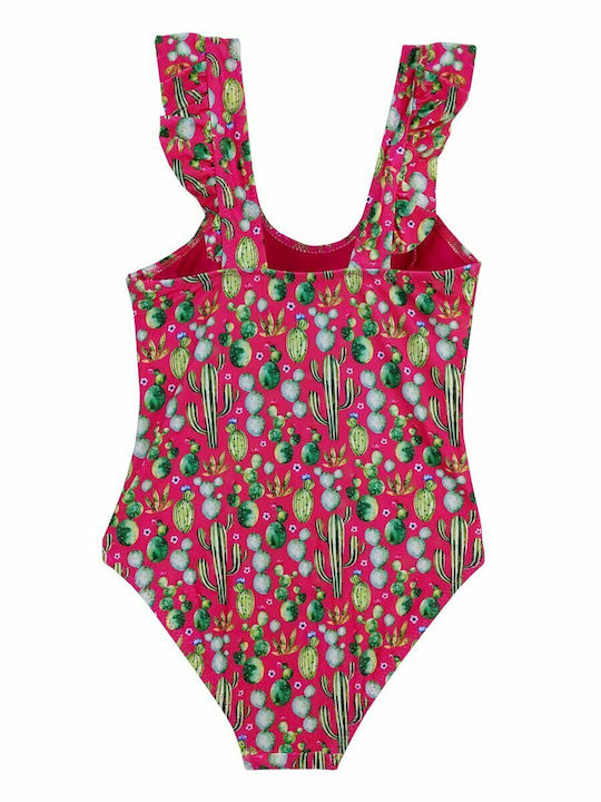 Flower Girl Kids Swimwear One-Piece Fuchsia