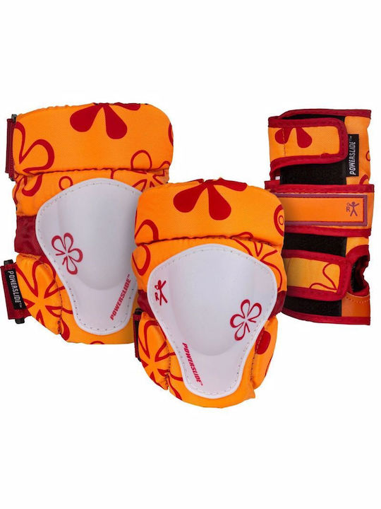 Powerslide Children's Protective Gear Set for Rollers Orange