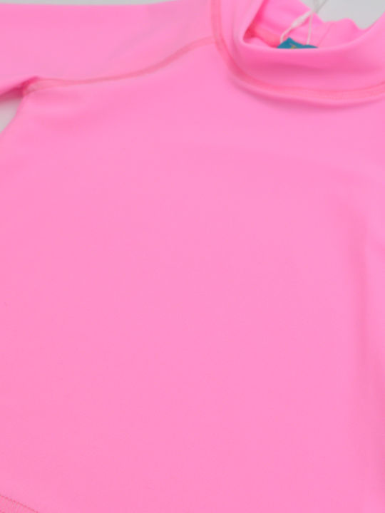 Tortue Kinder Badebekleidung UV-Schutz (UV) Shirt Pink Fluo