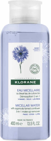 Klorane Cornflower Bio Makeup Remover Micellar Water 400 Ml