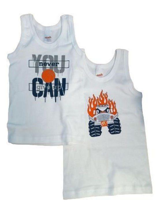 Minerva Kids Tank Top Tank Top White 1pcs