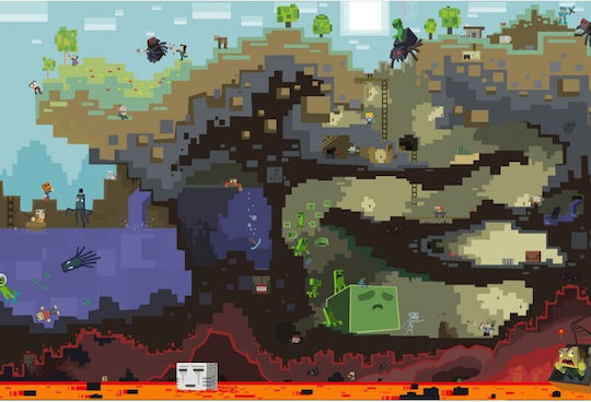 Minecraft poster 61x90cm Poster443