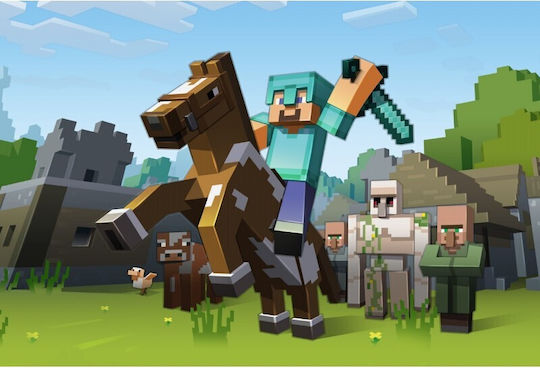 Poster cu cal Minecraft 61x90cm