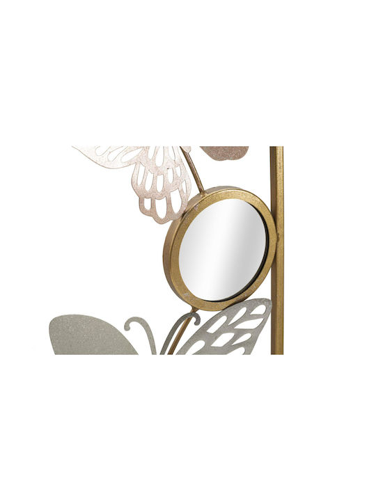 Mauro F Wall Decor Gold Made of Metal 90x2x31cm