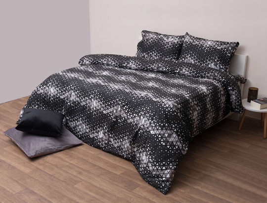 Viopros Сет Чаршафи с Ластик 120x200+25см. Картър Въглени 3бр